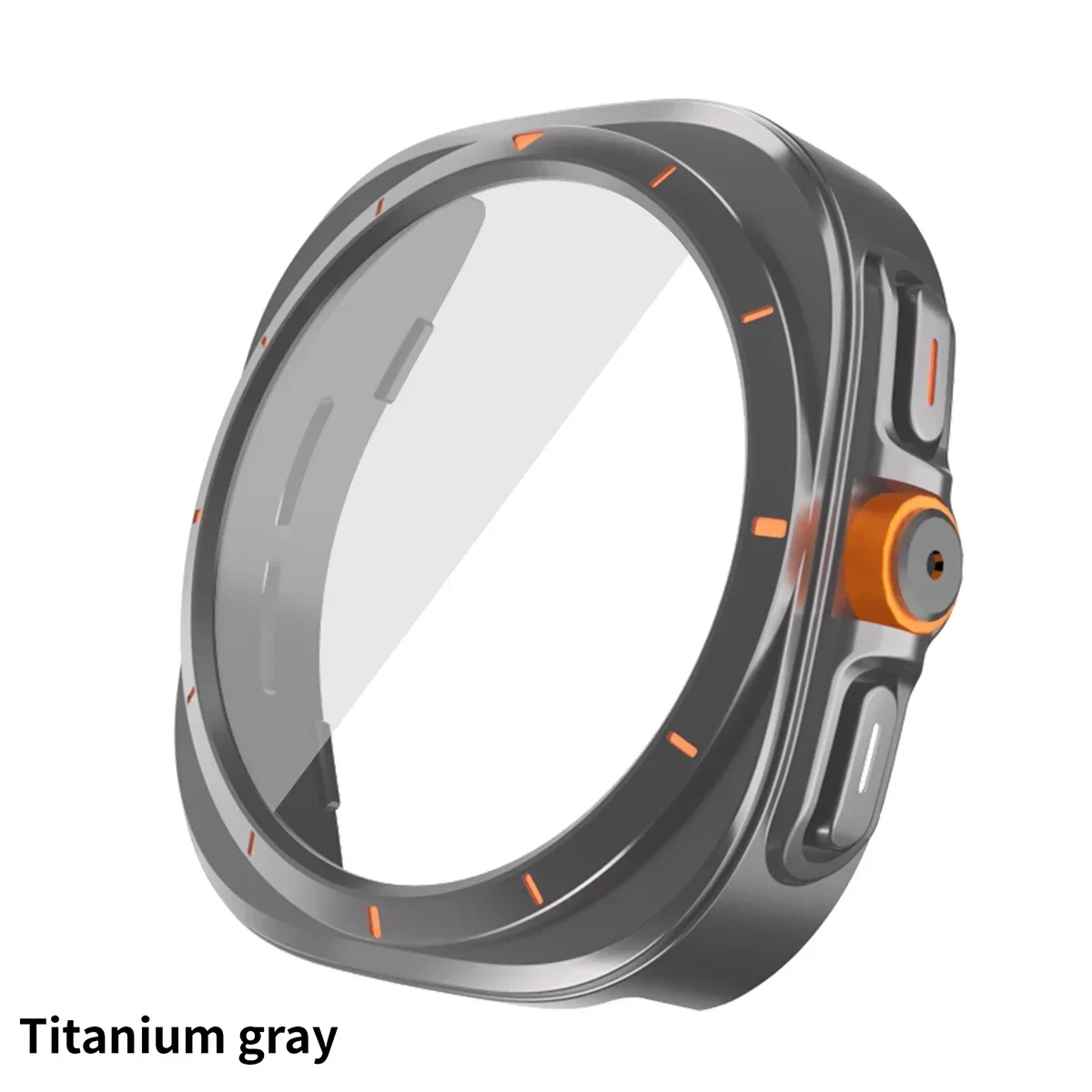 Change To Ultra Case for Samsung Galaxy Watch 7 6 40mm 44mm Upgrade To Galaxy Watch Ultra 47mm Tempered Glass Screen Protector