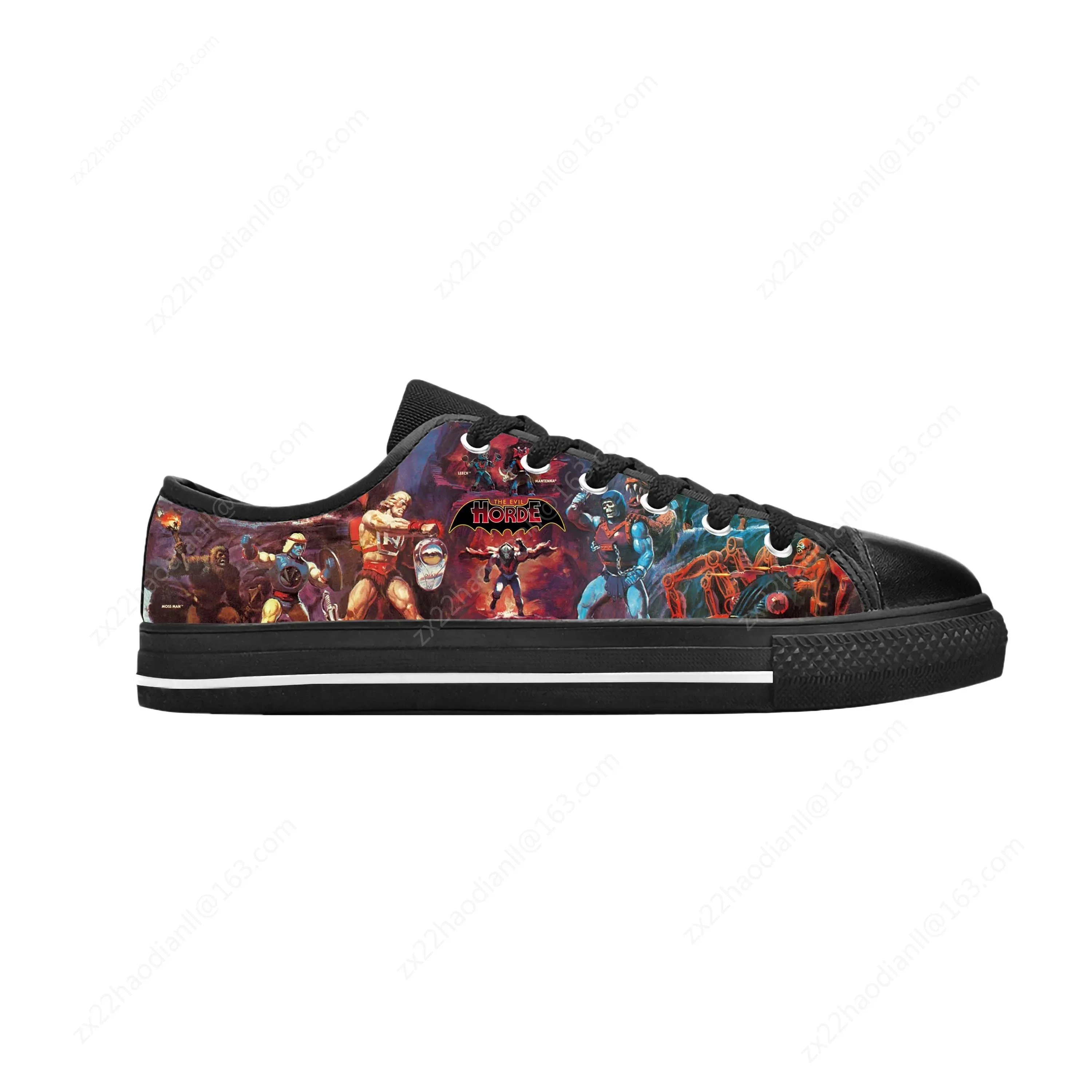 Hot He-Man He Man Masters Of The Universe Skeletor Casual Cloth Shoes Low Top Comfortable Breathable 3D Print Men Women Sneakers