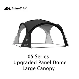 Shinetrip-Waterproof Silver Coated canopy, waterproof and sunscreen, self-driving Dome, sunshade camping, outdoor camping, PU3000mm 10 Main Sales Carroca for Car - №6