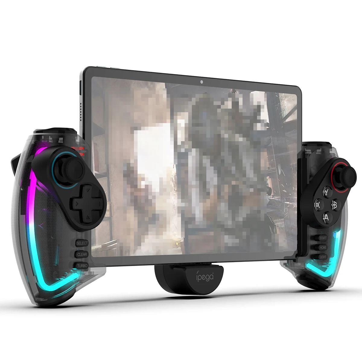 Wireless Gamepad For Switch,Android, iOS ,iPad ,PC With RGB Light Linear, Vibration Stretchable Controller PG9777