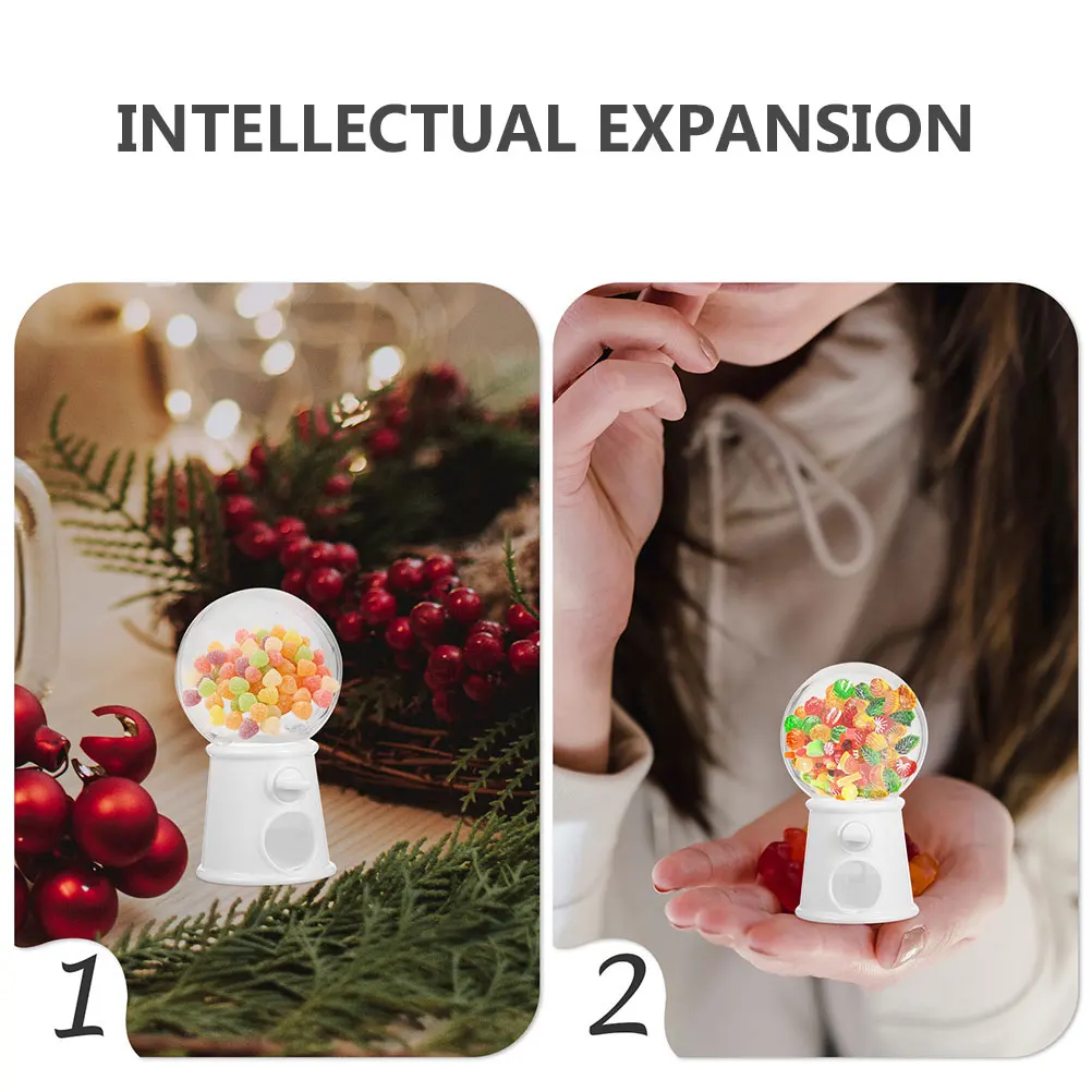 

2 Pcs Kids Gumballs Machine Gumballs Machine Twisting Toys Reusable Plastic Kids Grabbing Box H Eye Coordination Plaything