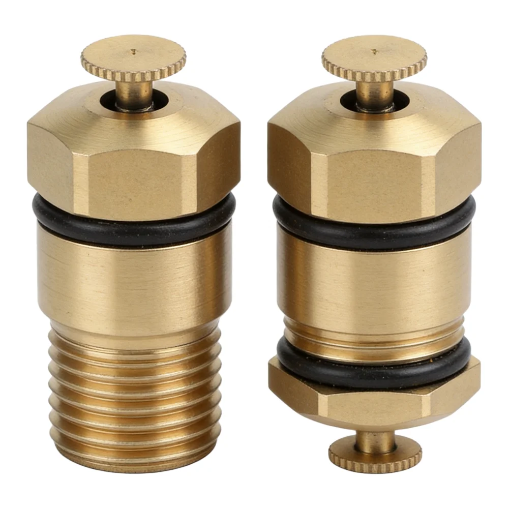 8 Pieces G12 Brass Sprinkler Heads with 360 Degree Adjustable Nozzle for Garden Irrigation and Mist Fountain Use