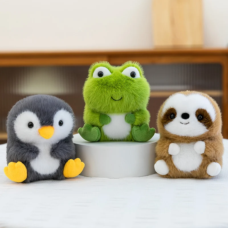 15cm 座り姿のかわいいデスクアニマルシリーズ 会社デコ フロッグ コアラ モンキー ぬいぐるみ ふっくら繊細なギフト