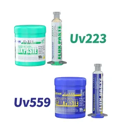 100G MECHANIC UV223 UV559 Lead-Free Solder Paste BGA PCB SMD Flux NO-Clean Soldering Grease Welding Fluxes Repair Tools