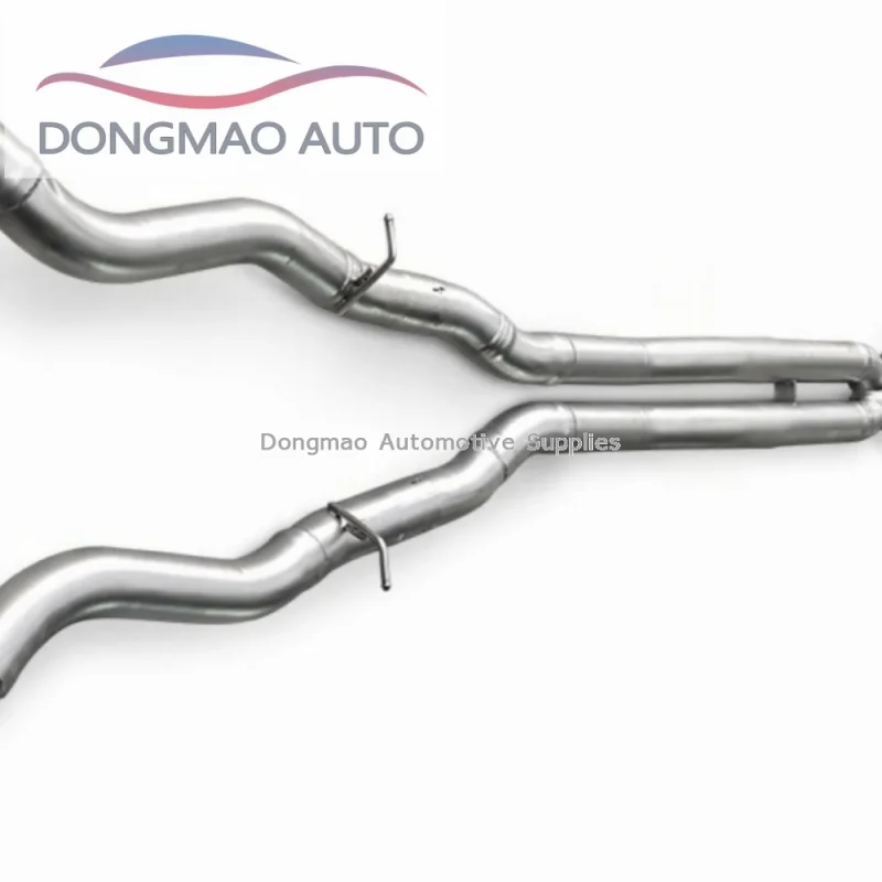For BMW M550 M550i G30 N63 4.4tt 2017-2022 SS304 Automotive Performance Exhaust Pipe Modification Exhaust Middle Pipe Resonator