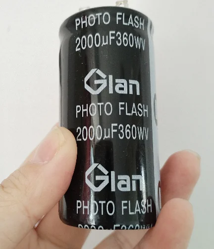 Rubycon Laag Esr 1Pc 360V 2000Uf Foto Flash Condensator 35*70Mm 35*60Mm