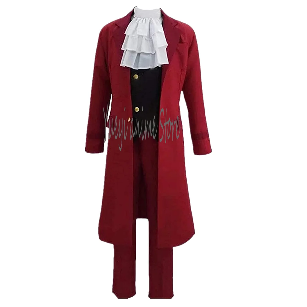 

Anime Cosplay Edgeworth Costume Halloween Stage Performance Christmas Costume Full Set Uniform multiple styles