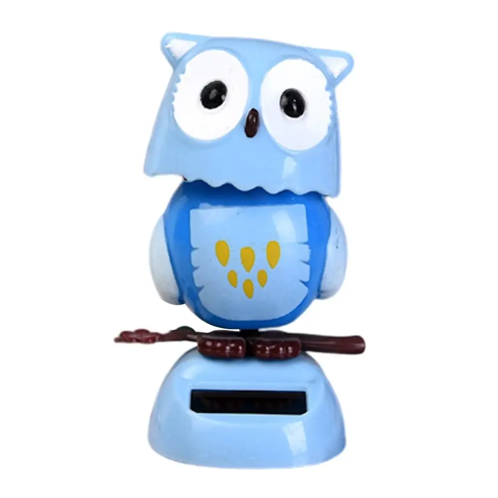 

Accessories Home Office Solar Powered Desk Decor Owl Dancing Doll Car Ornament Decoration Animal Shaking Head Toy Swinging Toy