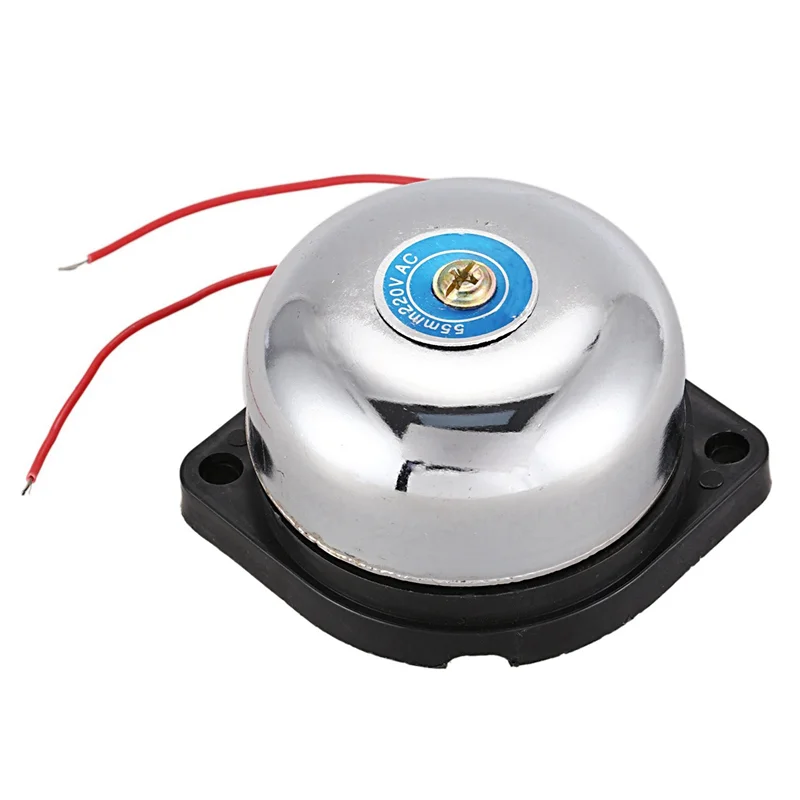 A44T 3Pcs 55Mm Diameter Fire Alarm Electric Gong Bell AC 220V