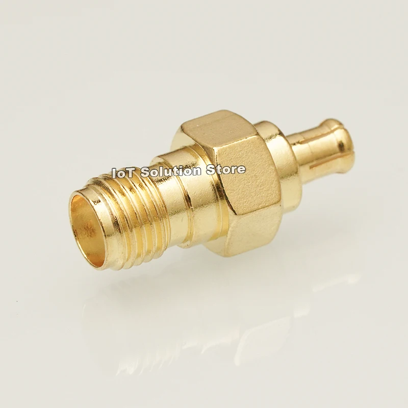 Adaptador de junta de convertidor de conector macho MCX Coaxial RF a hembra SMA