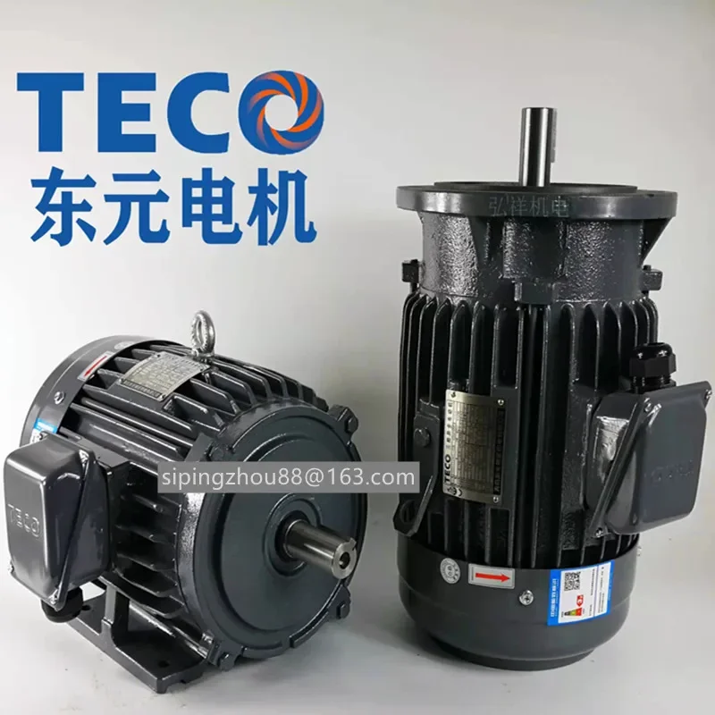 TECO dongyuan motor 3.7kw 5HP brake motor 3700W brake motor TEGH112M AEEF AEVF