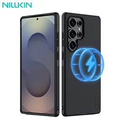 NILLKIN For Samsung Galaxy S25 Ultra Magsafe Case Super Frosted Shield Pro Magnetic Charging Back Cover For Galaxy S25/S25 Plus