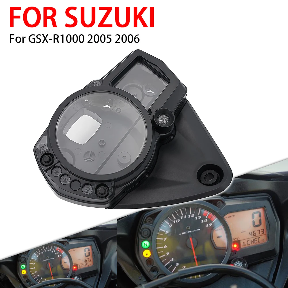 

Fit For Suzuki GSX-R1000 K5 GSXR 1000 2005 2006 Motorcycle Accessories Speedometer Tachometer Gauges Cluster Housing Shell Cover