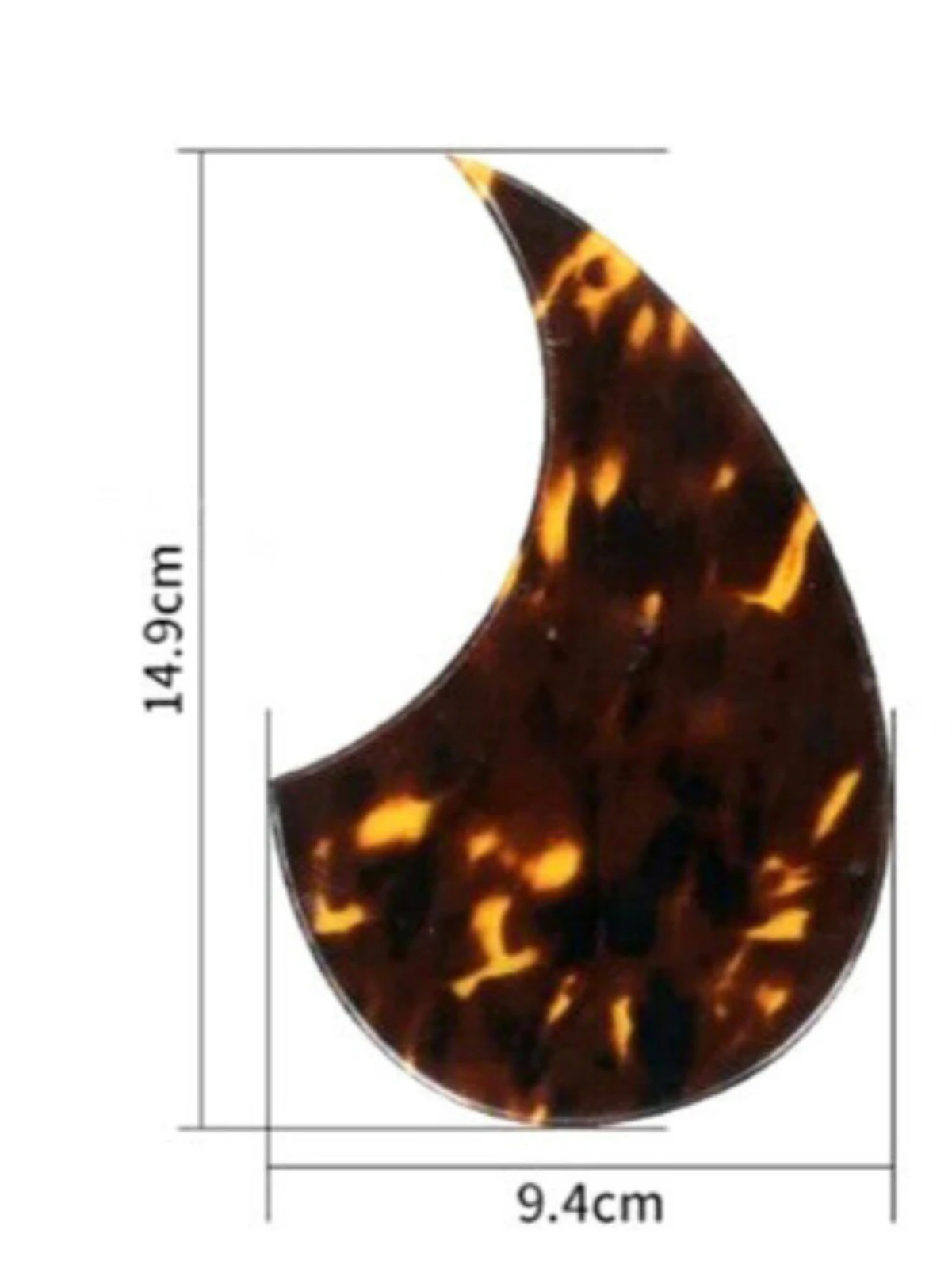 Acoustic Guitar Pickguard Anti-scrape Plate Thicked for D type Guitar Parts