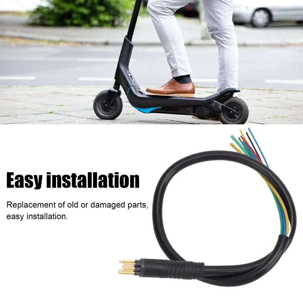 

9 Pin Electric Scooter Motor Wire Copper Core High Sensitivity Electric Scooter Motor Cable Waterproof Electric Scooter Cable