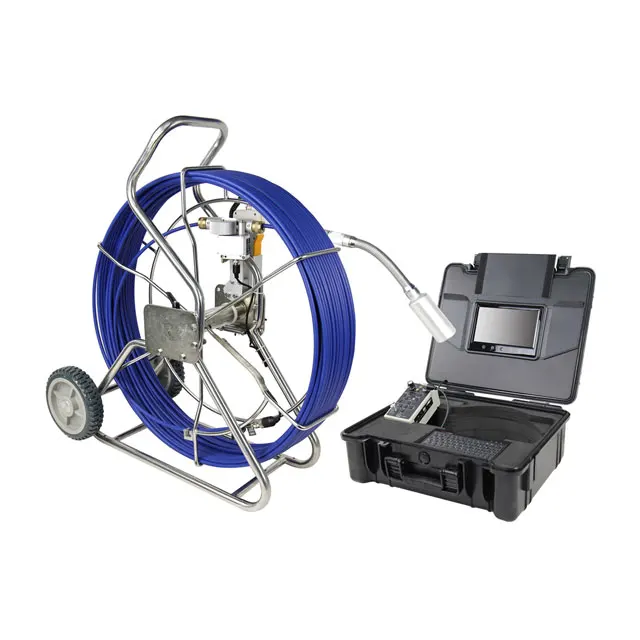 60m Blue Cable 512 Hz Locator 360 Water Well Camera Industrial Endoscope Plumbing Sewer Inspection Camera Analog Camera Product
