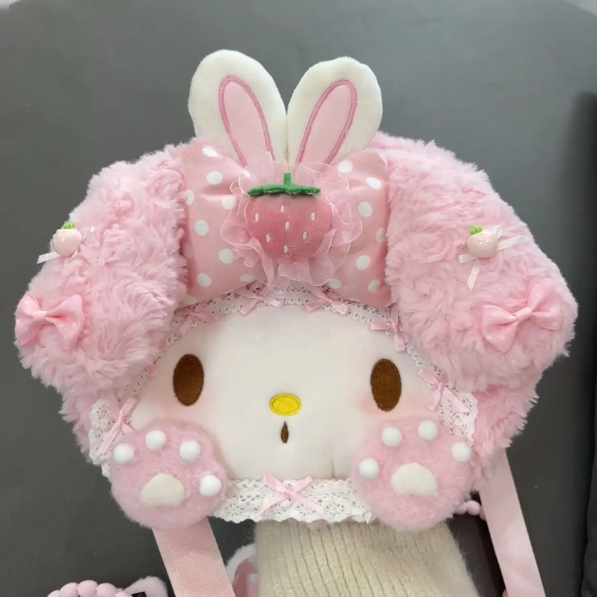 Sanrio's Cute My Melody Cartoon Handbag Pink Multifunctional Lunch Big Small Box Handbag Anime Portable Best Birthday Gifts view 6