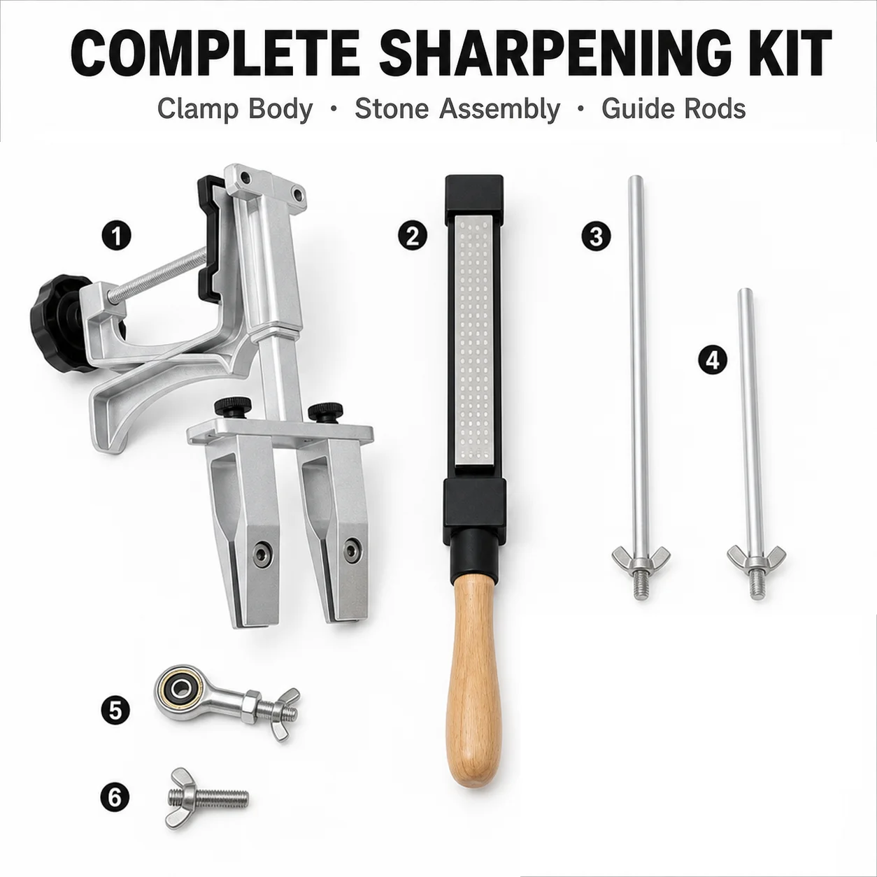 Professional Fixed Angle Knife Sharpener High Quality Grindstone Diamond Whetstone Sharpening System Apex Kitchen Tools Hot Set