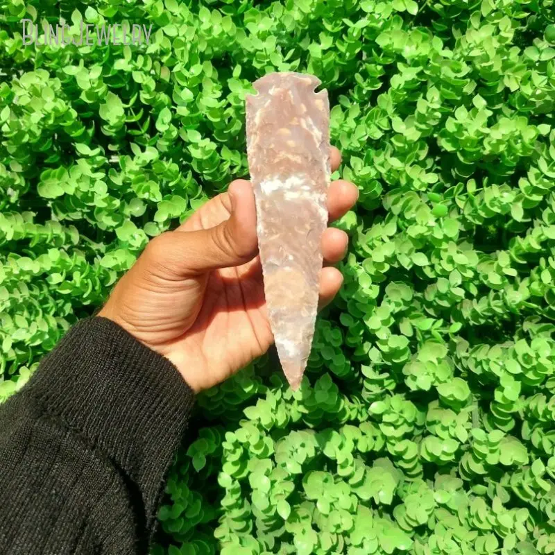 5pcs Fancy Arrowhead Gemstone Arrow Spearhead Point Carved Reiki Healing Crystal Chakra Jewelry Making Witchcraft