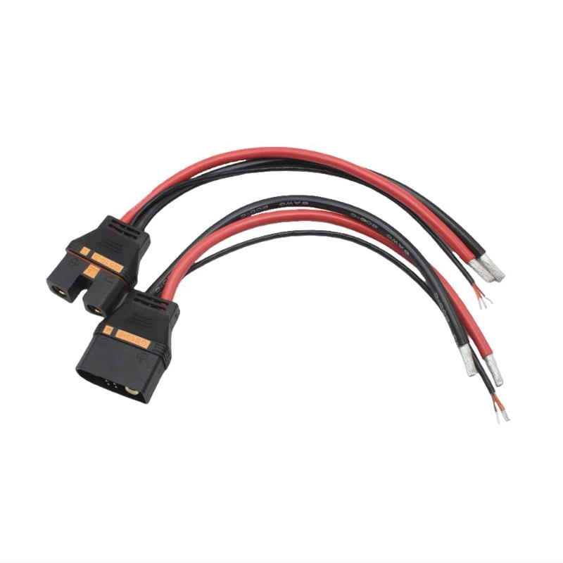 QS10-S Anti Sparking Connector with 6AWG 30CM Cable QS9L Injection Molded Plug w Signal Wire High Current Male Female Connectors