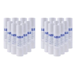 Set of 10 Sediment Water Filter Replacement Cartridge PP Cotton Filter Cartridge Polypropylene Material for Whole House