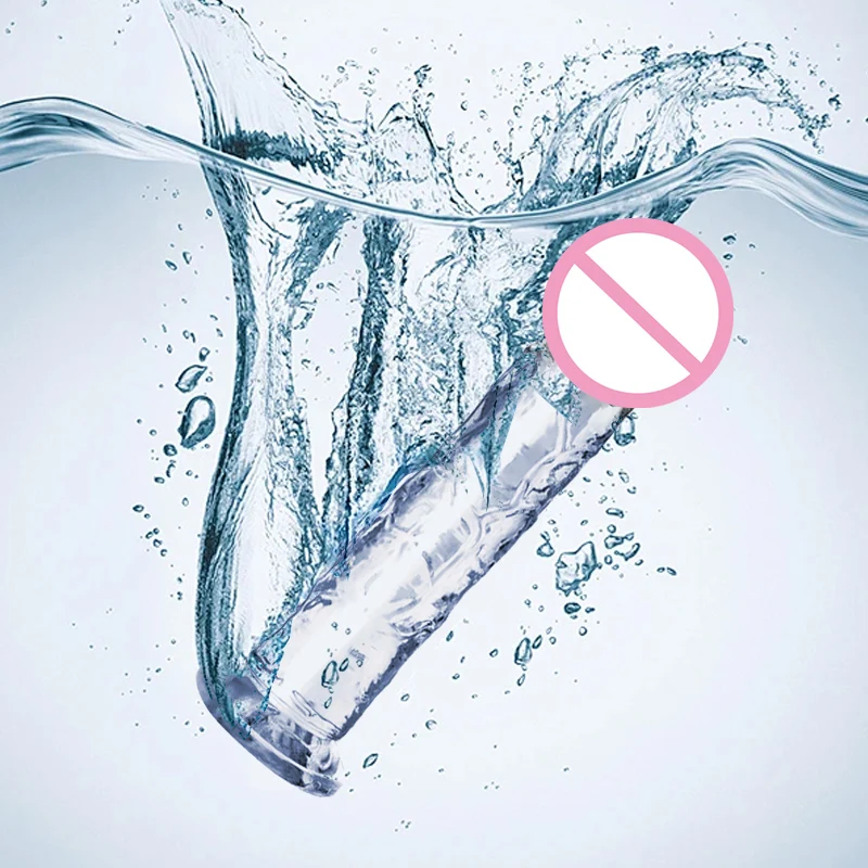 Transparent Soft Jelly Dildo Realistic Fake Dick Penis Suction Cup Dildo Realistic Sex Toys For Lesbian Women Female Masturbator - Image 3