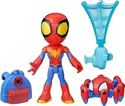 5pcs Spider Man His Amazing Friends Upgrade Suit Spidey Amazing  PVC Action Figure Model Collectable Toy Gift