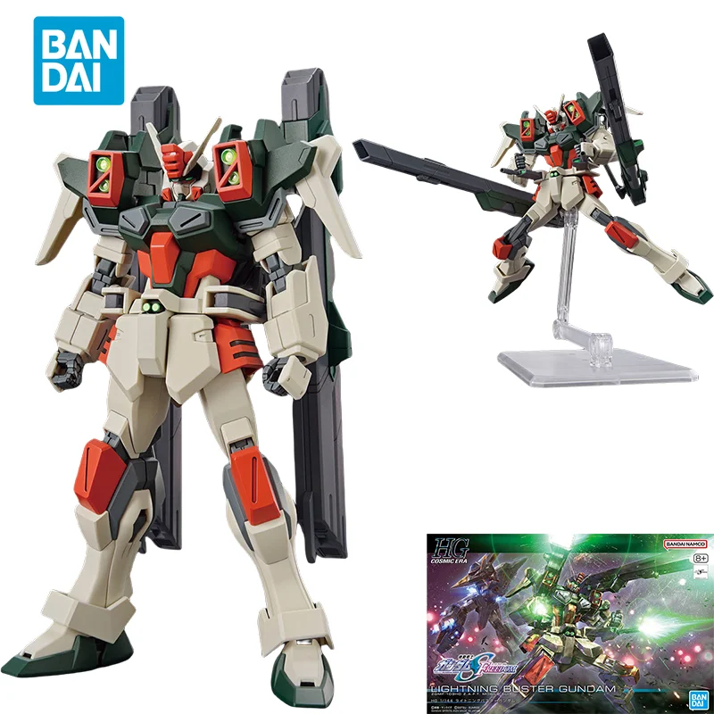 Spot Direct Delivery Bandai Original GUNDAM Anime Model HGCE LIGHTNING BUSTER GUNDAM Action Figure Assembly Toys for Kids Gift