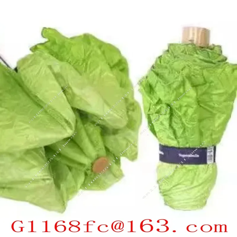 Unique Lettuce Umbrella, Highlights in Rainy Weather, Fashionable and Interesting Personality