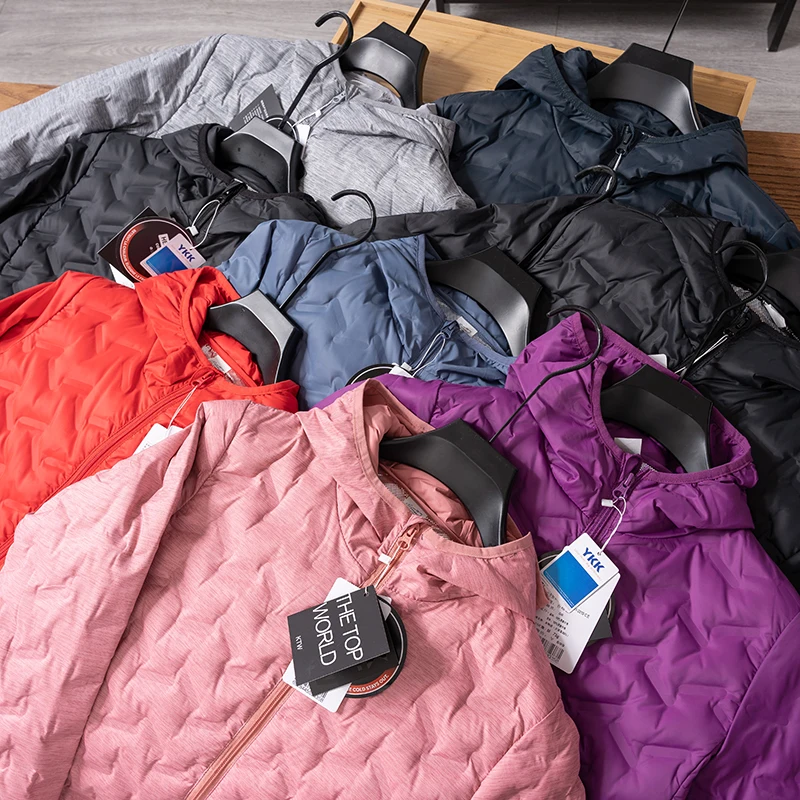 

Functional Tech down Jaet Lightweight Warm Outdoor Sports Men's Workwear Non-Fluffy White Du Feather Coat Youth Trend