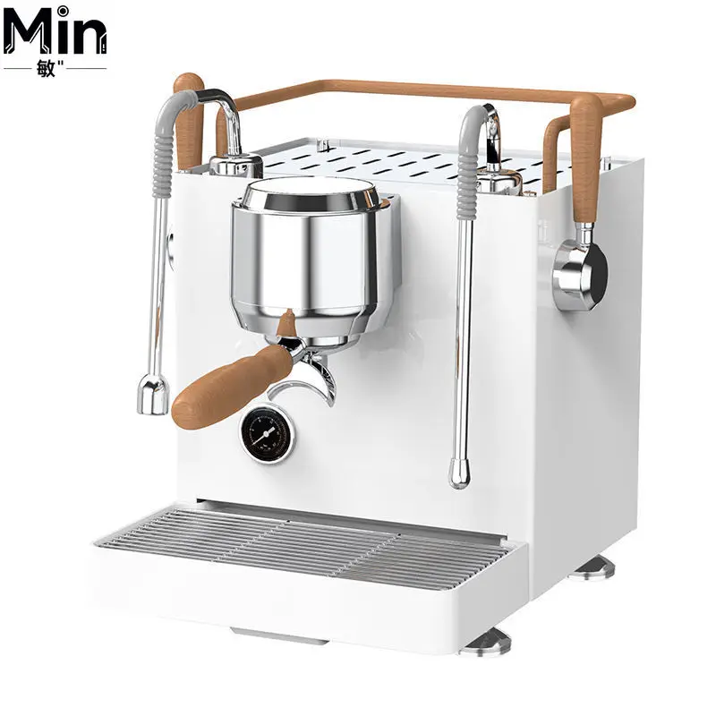 Professional Commercial Three Boiler Double Pump 3 Holes Steam Type Semi Automatic Single Group Espresso Coffee Machine for Cafe