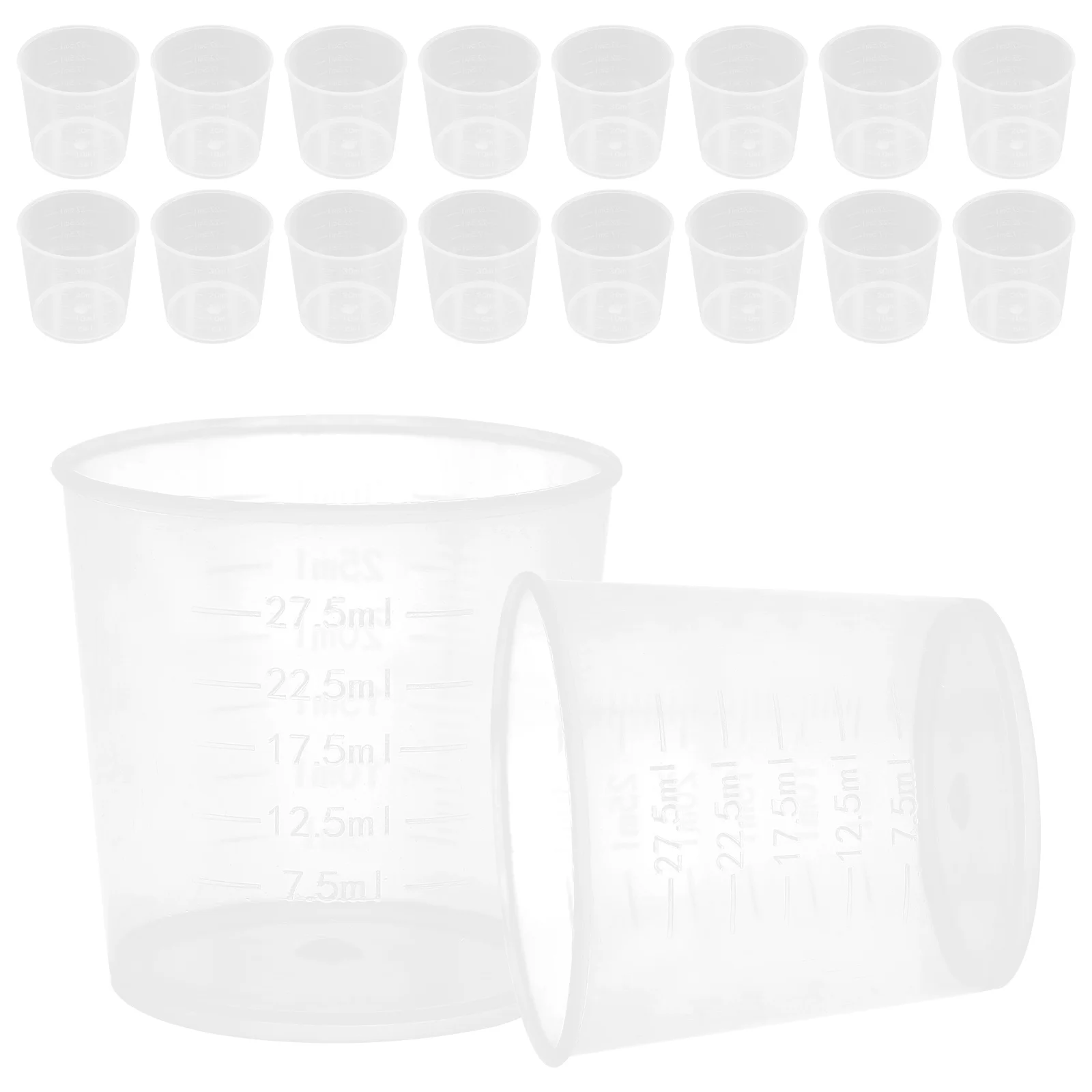 

100 Pcs Rice Measuring Cups Liquid Graduated Container with Graduations