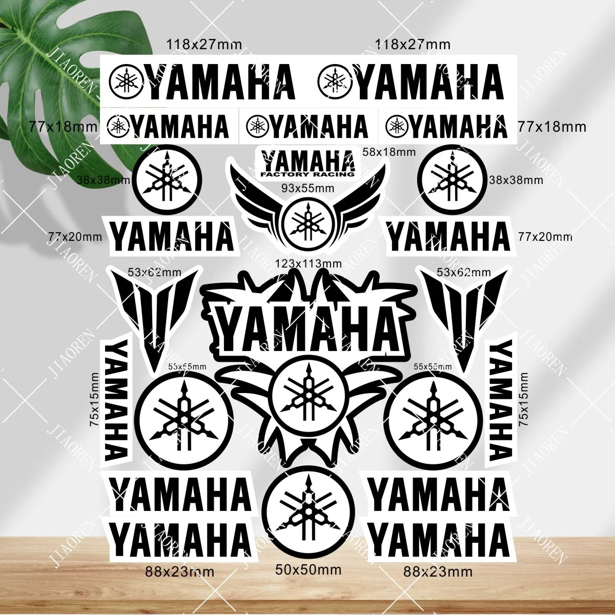 

Halloween YAMAHA Sticker Logo Motorcycle Tank Helmet Car Bike Decal Kit XMAX NMAX TMAX #2