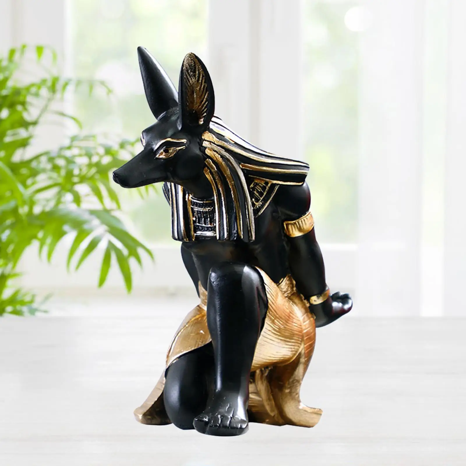 Shelf Anubis Miniatures Statue Style Resin Rack Display Bar Decorations Crafts