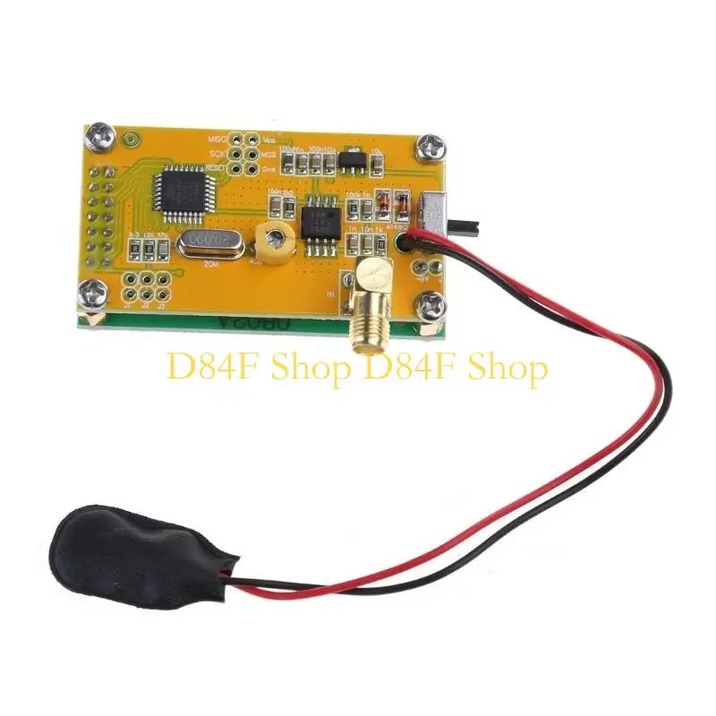 D84F Portable LCD Display RF Meter 1~500 MHz Tester Module High Accuracy Frequency Counter Fitting for Ham Radio DIY Tools