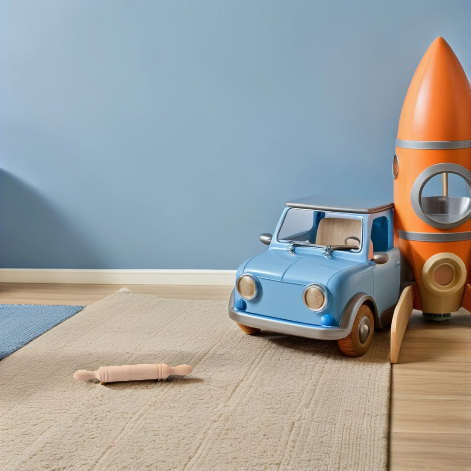 50 قطعة دبابيس خشبية صغيرة أدوات الخبز الصغيرة لبيت الدمى ديكور المطبخ الاكسسوارات الحرفية مصغرة شوبك الخشب الصغيرة المتداول #1