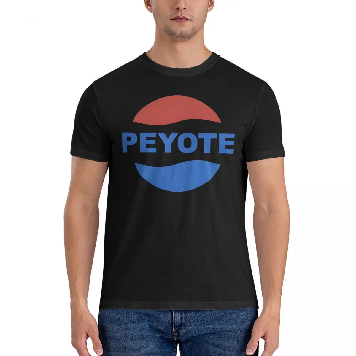 Men Peyote T Shirt Lana Del Rey Cotton Tops Novelty Short Sleeve Crewneck Tee Shirt Unique T-Shirts