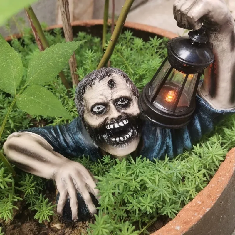 

Halloween Decoration Zombie Garden Statue, Personalized Waterproof Handmade Resin Made Outdoor Patio Lawn Garden Landscape Props