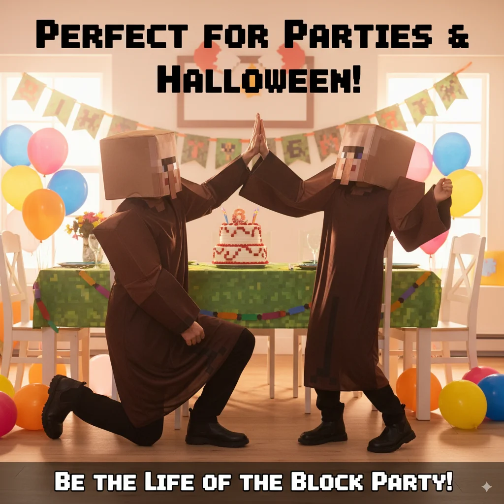 어린이 픽셀 월드 할로윈 의상 재미있는 디자인 파티 무 - Party Games Kids 리뷰 및 가격