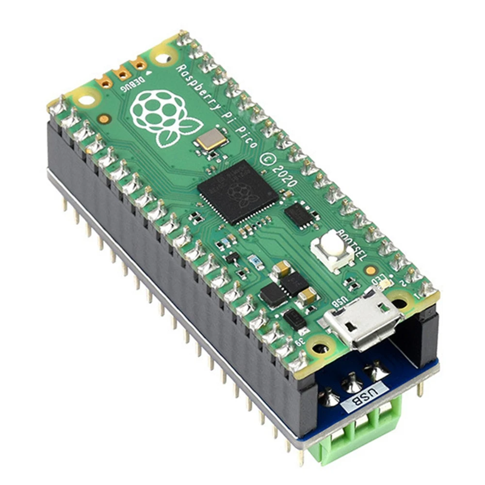 Waveshare dla Raspberry Pi Pico Uart do karty rozszerzeń RS485 dwukanałowy nadajnik-odbiornik RS485 SP3485 układ sterownika