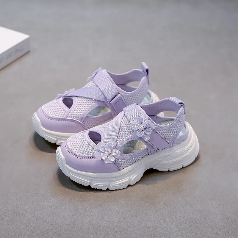 Summer Sandals New Fashion Simple Girls' Shoes Anti Slip Soft Comfort Beach Casual Shoe Breathable Versatile Simple Sports Shoes