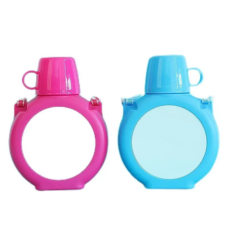 

Набор из 4-х сублимационных заготовок для бутылок для воды: портативные бутылки для холодной воды для студентов с держателем, детские фляги, принтованные расходные материалы, подарок