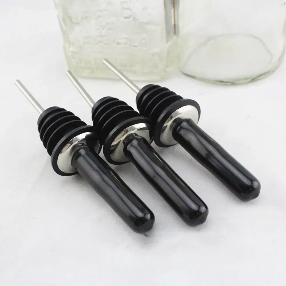 10Pcs Rubber Pourer Caps Long Liquor Bottle Cover Dust Spout Protectors Portable Bar Pub Dispenser Spout Covers