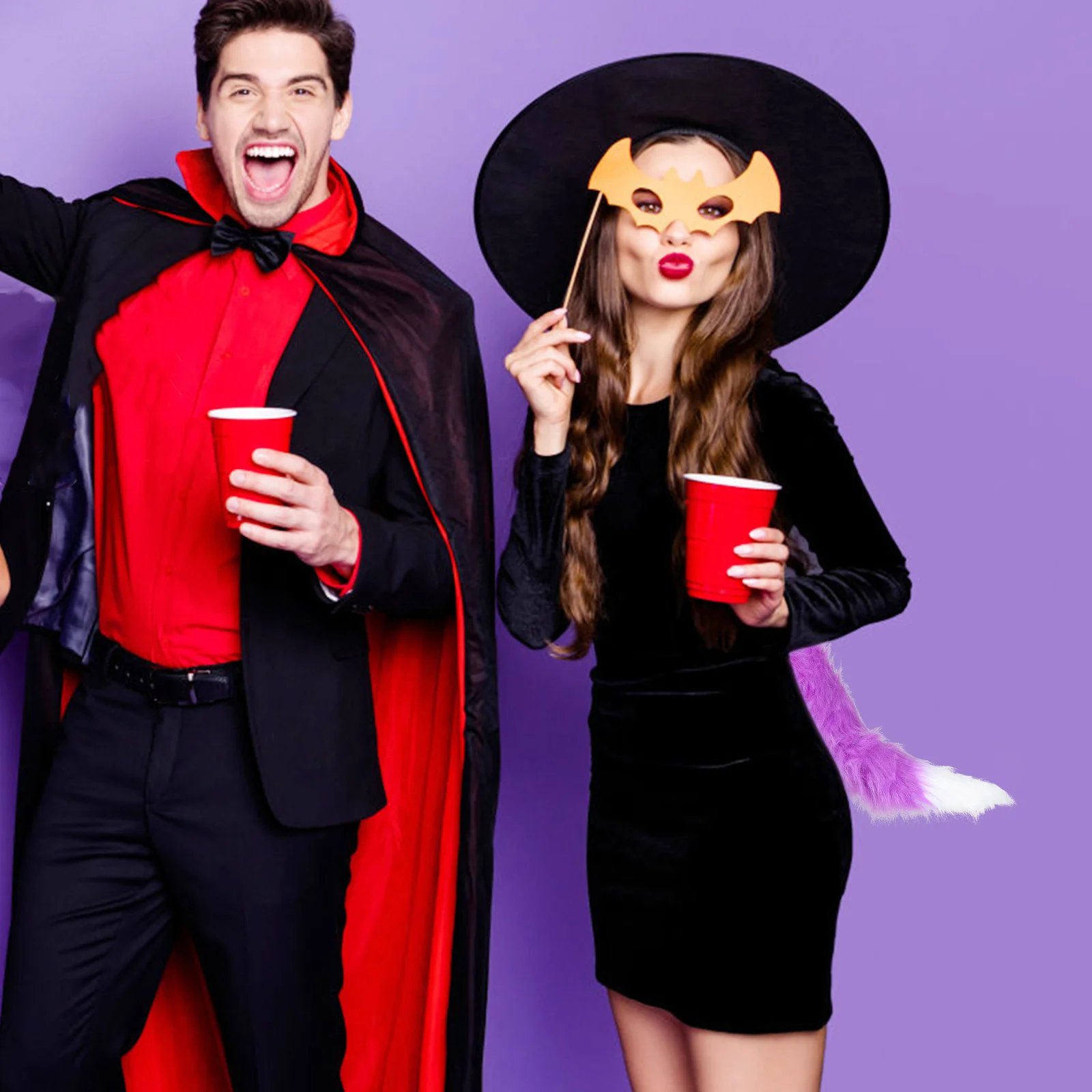 

1 комплект, очаровательный двухслойный головной убор с лисьими ушками и одинаковый хвост, реквизит для косплея, сценического костюма, милый персонаж