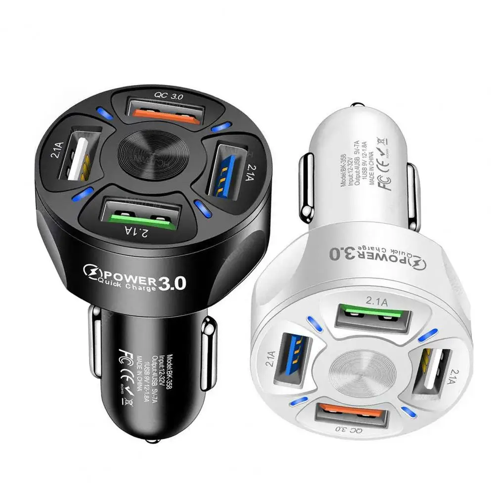 

Car Charger Excellent 12/24V Universal 3.1A 4 in One Car Cellphone Charger for SUV