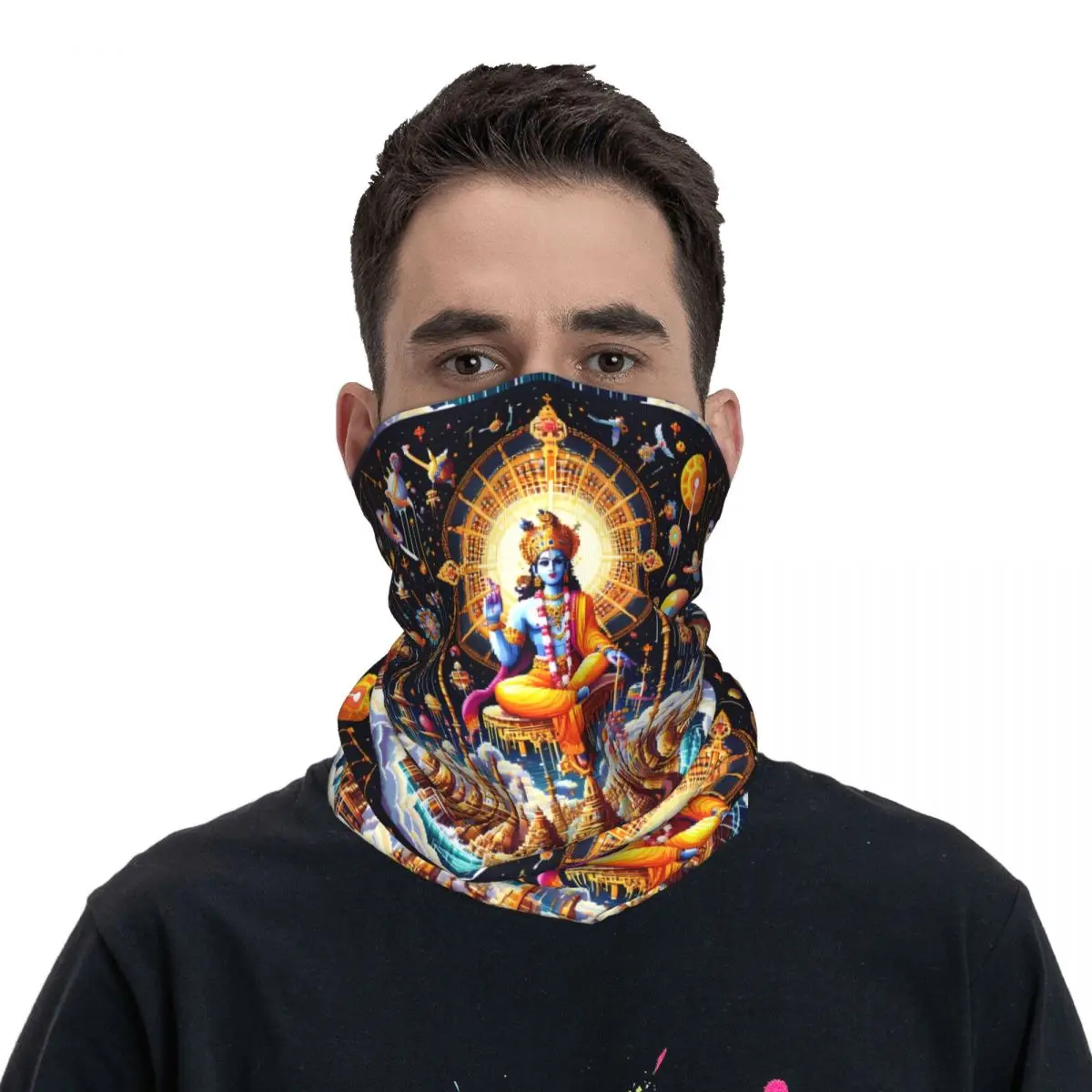 Beautiful Dance Scarf Neckerchief Neck Face Mask Polyester