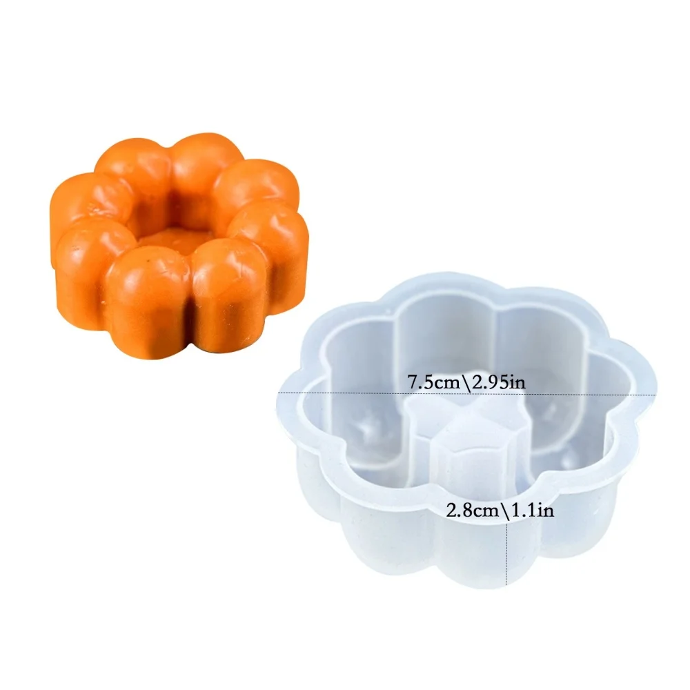 Heart Silicone Mold High-Quality Donut Scented Candle Mold Scented Candle Mold Unique For Home Decor Candle Making Handicrafts