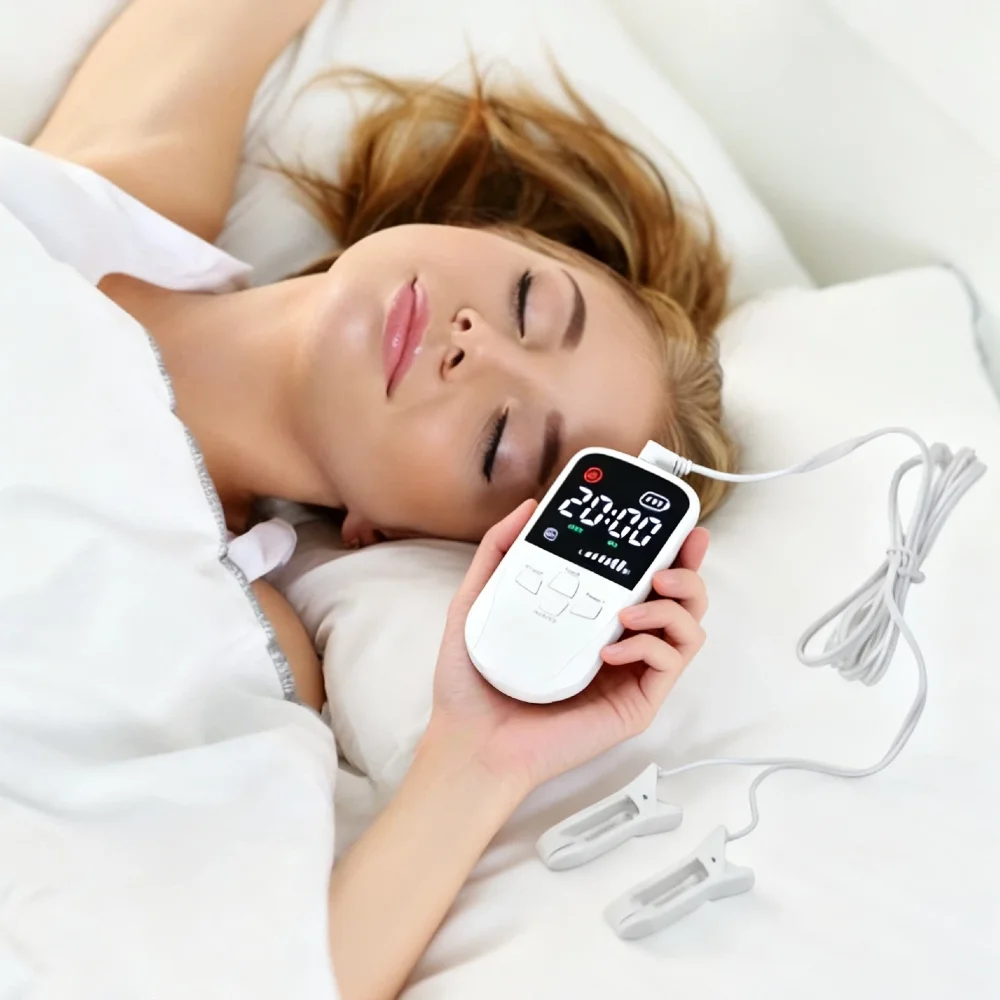 

Vagus Nerve Stimulation for Anxiety & Sleep - Auricular Neurostimulation CES Therapy Clip Device