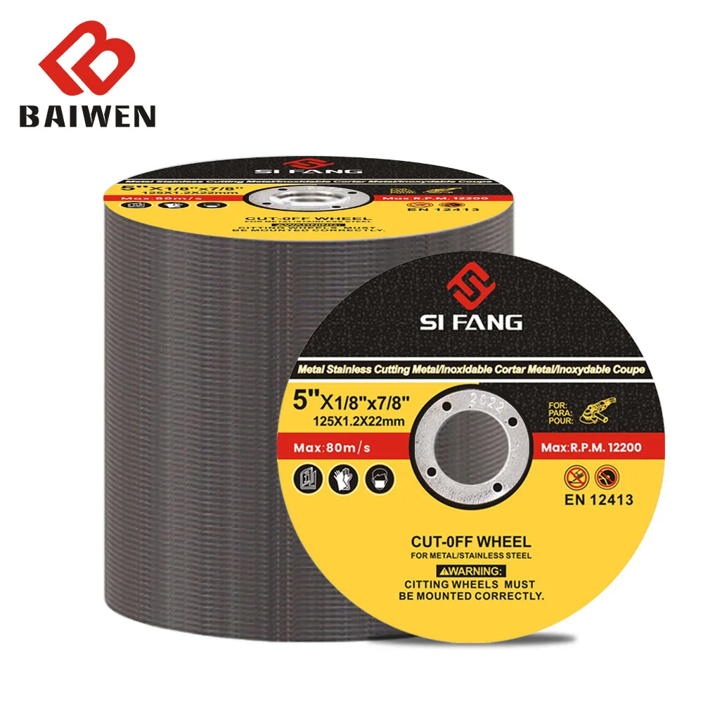 10Pcs Cutting Discs Resin Cut Off Wheels 125mm 5 Inch Metal Dremel  Saw Blades Fiber Circular Manual Electric Tools Accessories