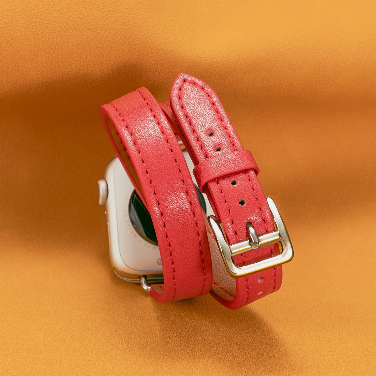 Apple Watch バンド用レザーストラップ S11 S10 42 46mm 41 45 40 44mm Correa For IWatch Series10 9 8 7 6 SE 5 4 Ultra 3 49mm ブレスレット